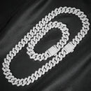 3 piezas de cadena cubana para hombre